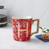 Mugs | Karaca Karaca Flower Porcelain Letter H Mug, 350Ml, Multi