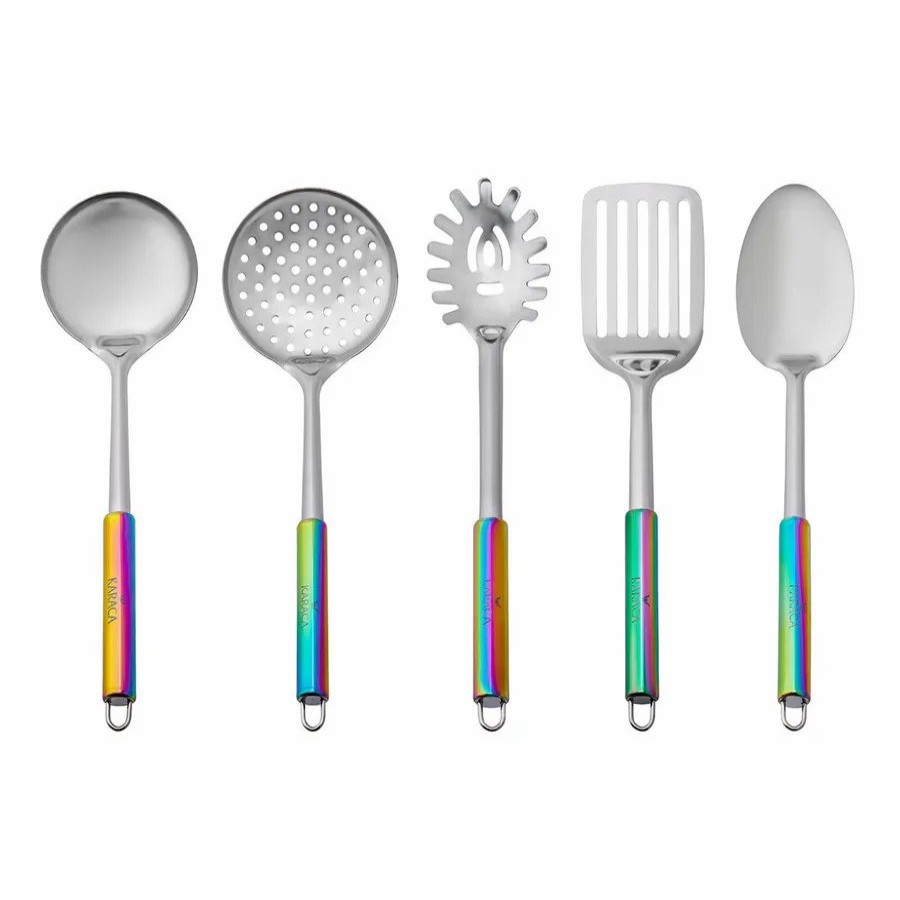 Kitchen Utensils | Karaca Karaca Pop Up 5 Piece Stainless Steel Kitchen Utensil Set, Multi