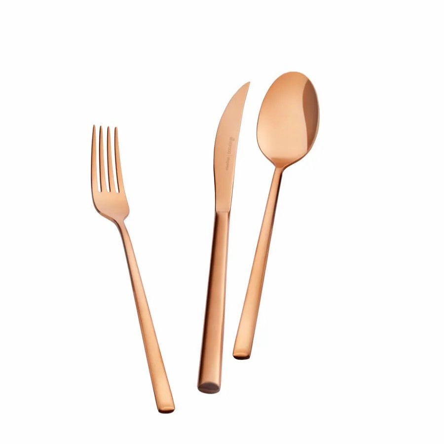 Cutlery Sets | Karaca Karaca Tivoli 28 Piece Stainless Steel Cutlery Set For 4 People, Rose Gold