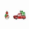 Ornaments | Karaca Home Karaca Home New Year Christmas Gift Truck & Snowman Tree Decoration Set, 2 Piece, 11Cm, Multi