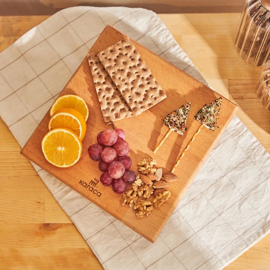 Serving Board | Karaca Karaca Urbanwood Wooden Square Serving Board, 260Mmx260Mm, Wood