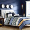 Duvet Cover Sets | Nautica Home Nautica Dover 100% Turkish Cotton Duvet Cover Set, Single, 140Cmx200Cm, Blue Multi