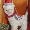 Ornaments | Karaca Home Karaca Home New Year Christmas Alpaca Plush Toy Decoration, 28Cm, Multi