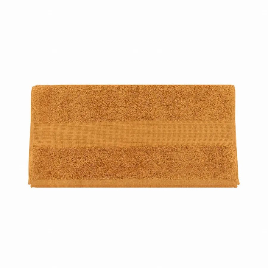 Towels | Karaca Home Karaca Home Back To Basic 100% Turkish Cotton Towel, 30Cmx50Cm, Light Mustard