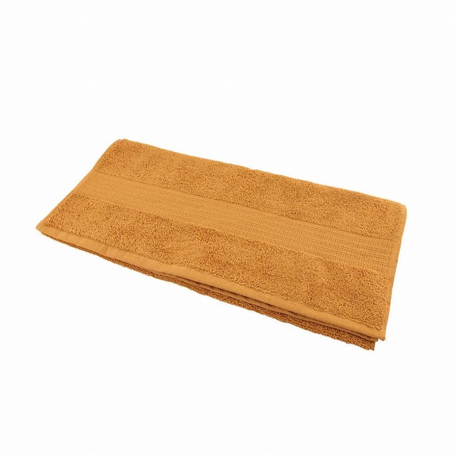 Towels | Karaca Home Karaca Home Back To Basic 100% Turkish Cotton Towel, 30Cmx50Cm, Light Mustard