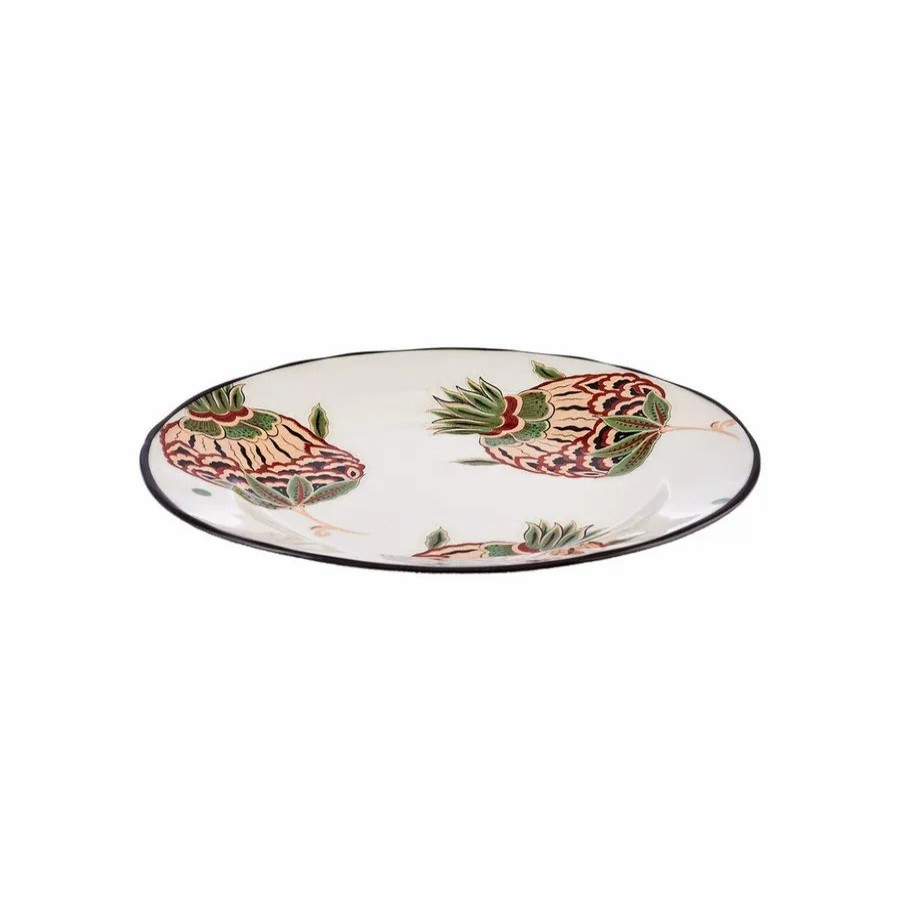 Side Plates | Karaca Karaca Paye Seljuk Collection Porcelain Side Plate, 16Cm, Green Multi