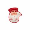 Bowls | Karaca Karaca New Year Christmas Hoho Ceramic Snack Bowl, 17.8Cmx12.7Cmx2.5Cm, Multi