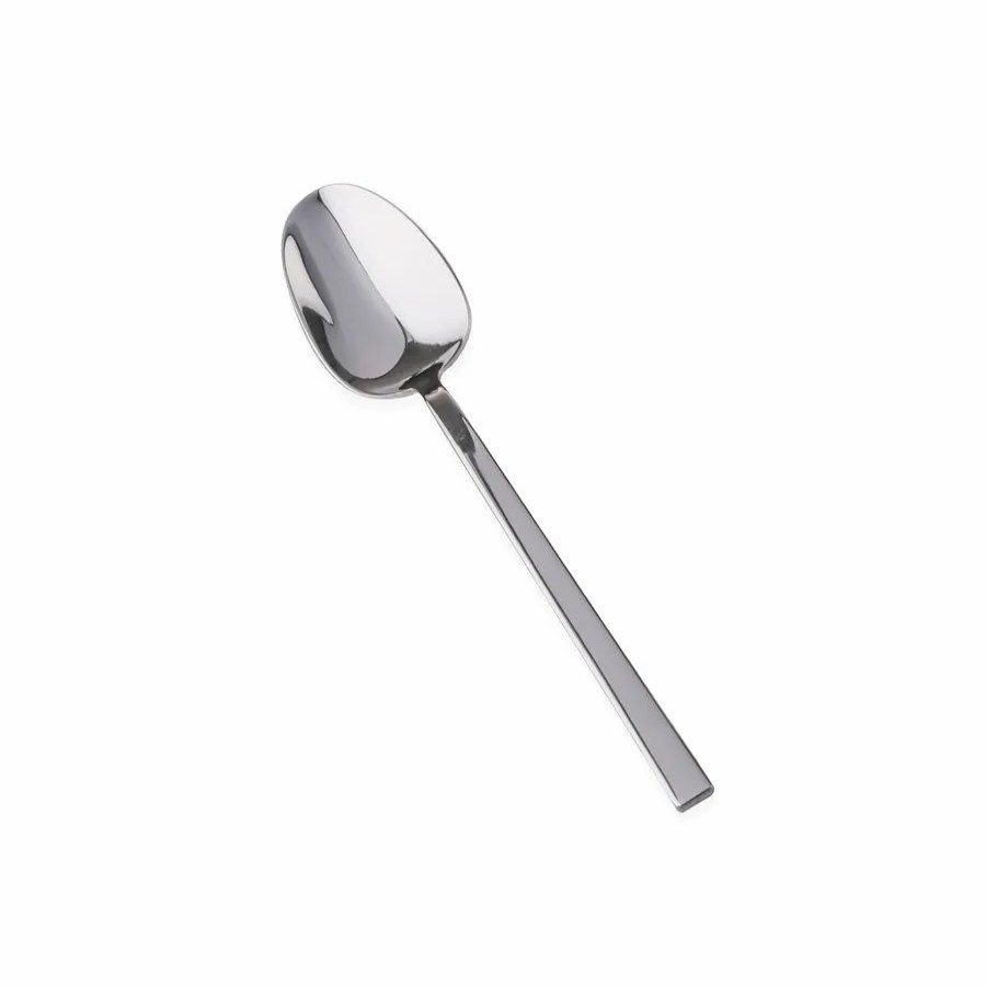 Mix And Match Cutlery | Karaca Karaca Flame Stainless Steel Dessert Spoon, 17Cm, Silver