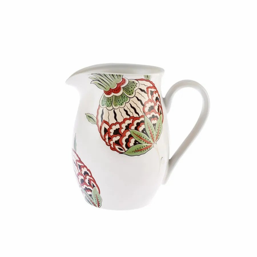 Decanters | Karaca Karaca Paye Seljuk Collection Porcelain Pitcher, 1500Ml, White Multi