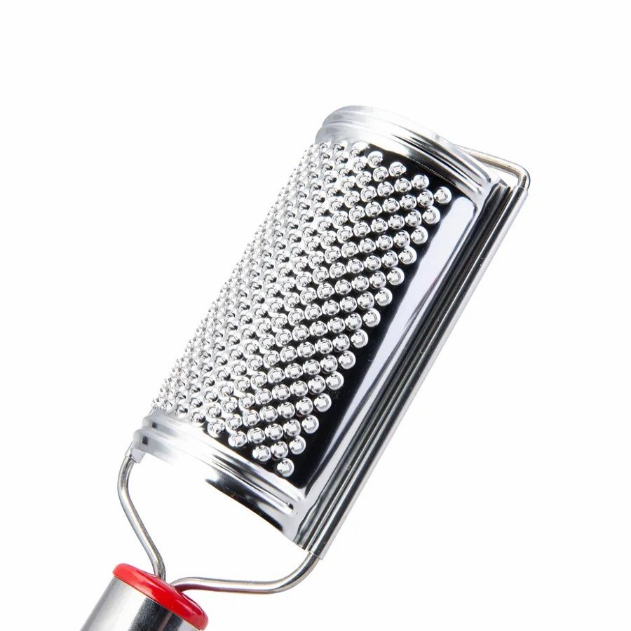 Kitchen Gadgets | Karaca Karaca Retro Stainless Steel Grater, 24,3Cm, Red Silver