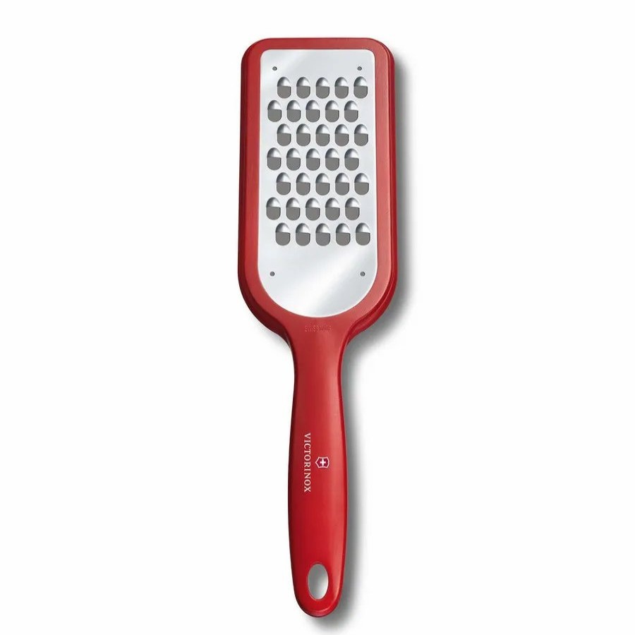 Kitchen Utensils | Victorinox Victorinox Stainless Steel Grater, 262Mmx67Mm, Red