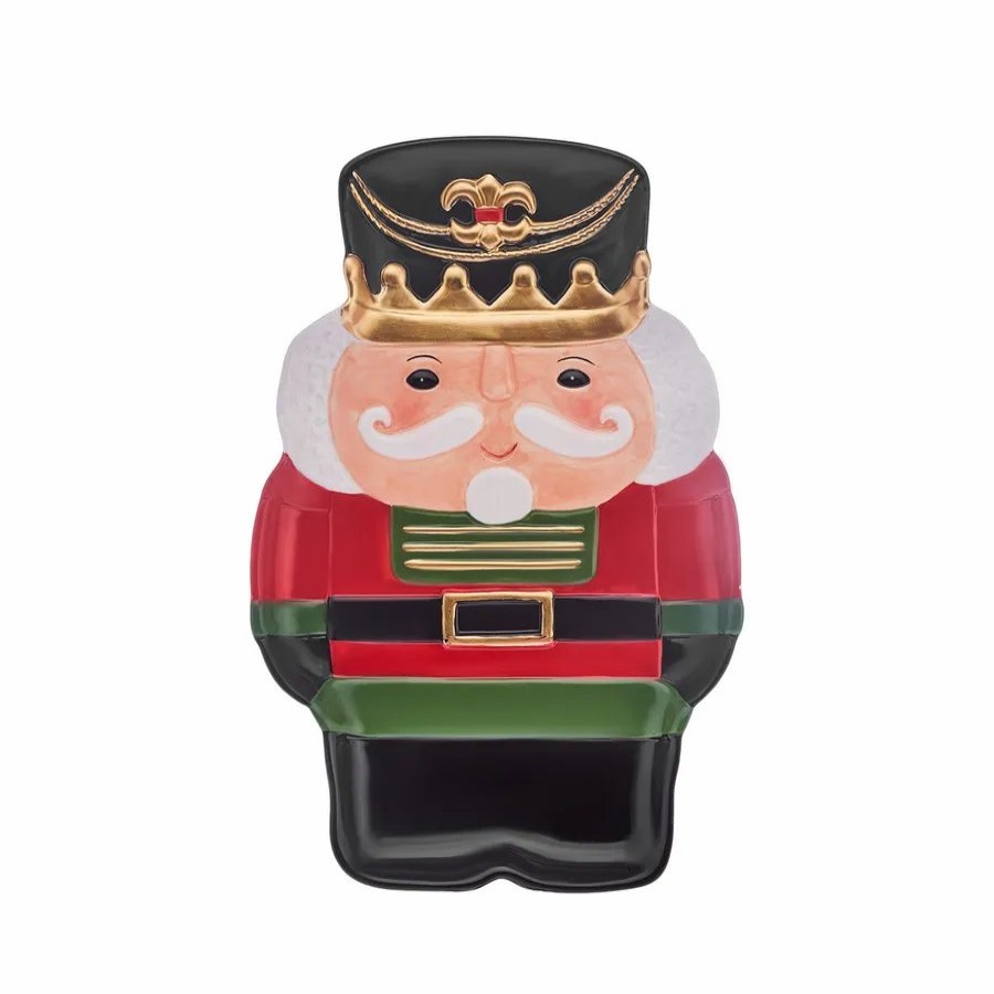 Decorative Plates | Karaca Karaca New Year Christmas Nutcracker Decorative Plate, 23Cm, Multi