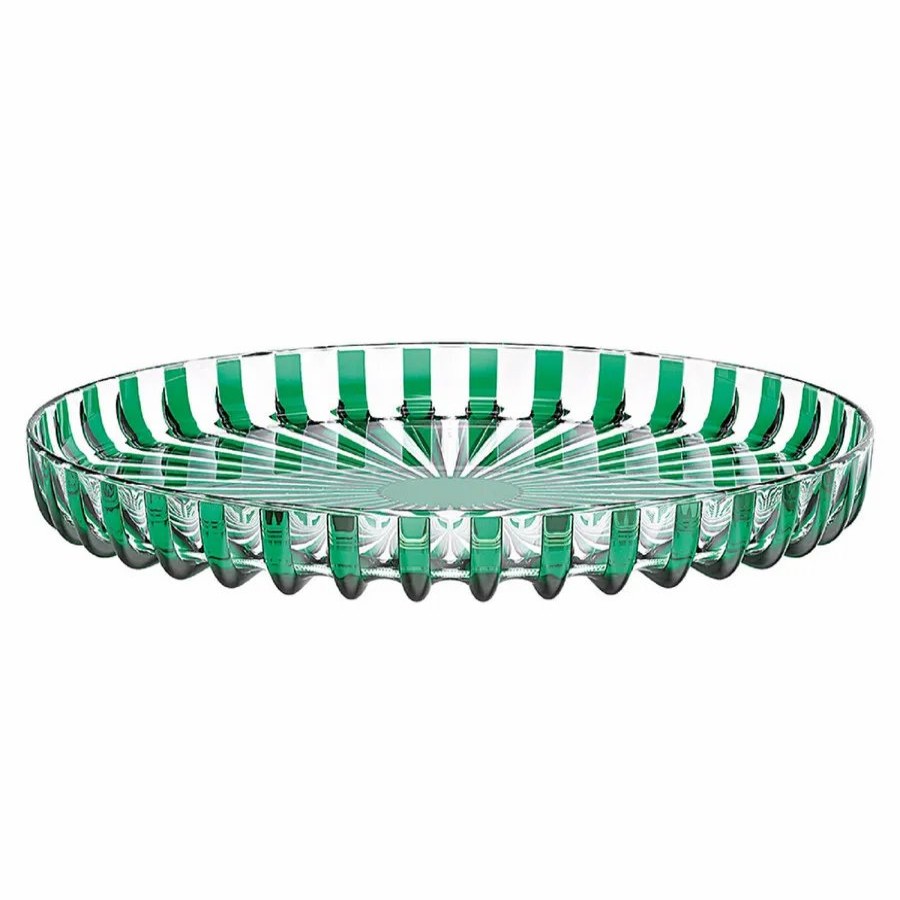 Trays | Guzzini Guzzini Dolce Vita Round Tray, 31Cm, Green