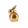 Ornaments | Karaca Karaca Easter Decorative Rabbit Trinket, 13Cm, Gold