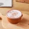 Storage Containers | Karaca Karaca Ceramic Orange Breakfast Storage Container Set With Lid, 14Cm, Multi