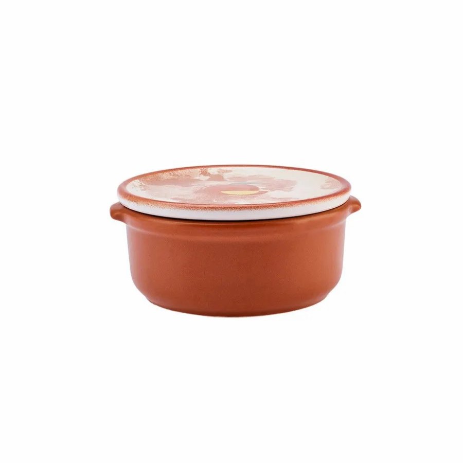 Storage Containers | Karaca Karaca Ceramic Orange Breakfast Storage Container Set With Lid, 14Cm, Multi