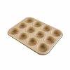 Cake Tins | Karaca Karaca Jennese Non-Stick Metal Muffin Sheet, 35Cmx27Cm, Green