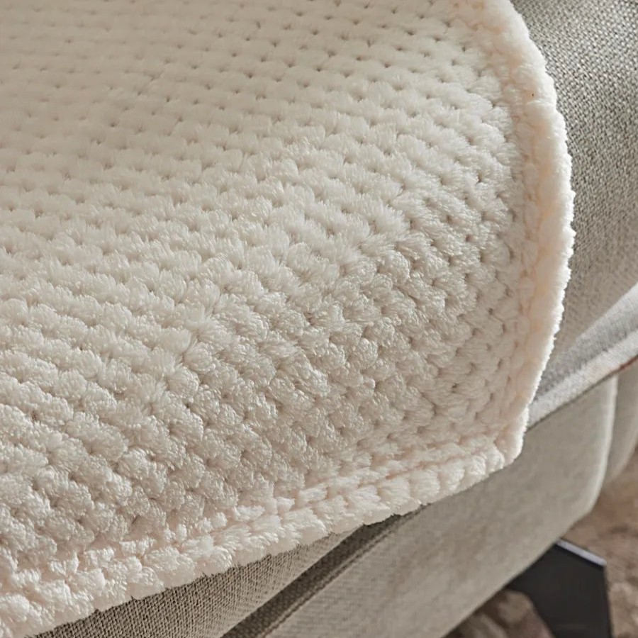 Throws & Blankets | Karaca Karaca Pearl Baby Fleece Wellsoft Blanket, Single, White