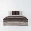 Duvet Cover Sets | Karaca Home Karaca Home Aspen 100% Turkish Cotton Duvet Cover Set, Super King, White Brown Black