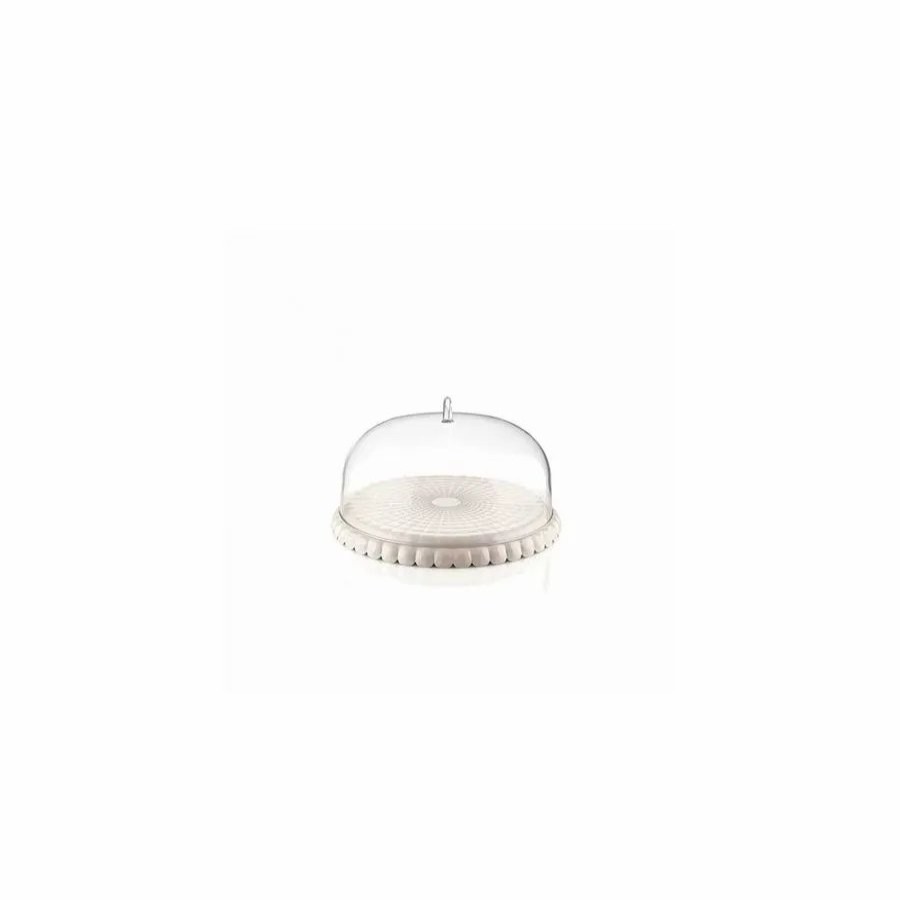 Serveware Sets | Guzzini Guzzini Tiffany Cake Dome, 30Cmx16Cm, Light Cream