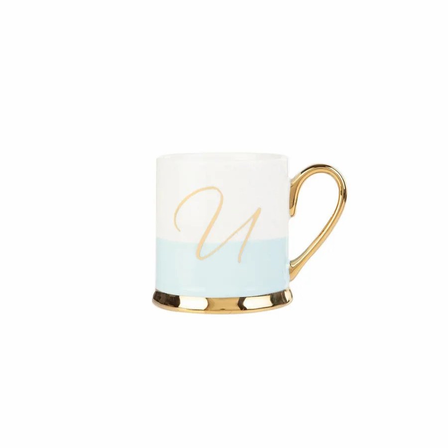 Mugs | Karaca Karaca Letter U Porcelain Mug, 330Ml, Multi