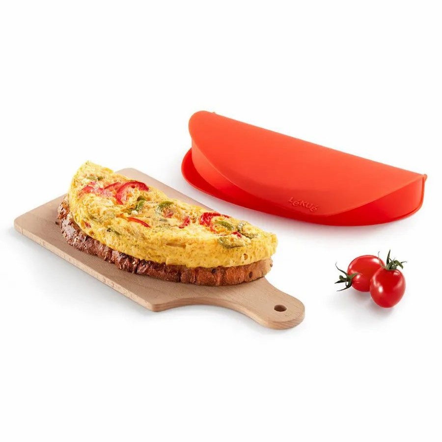 Cake Tins | Lèkuè Lekue Omelette Cooker, 10Cmx23Cmx3.5Cm, Red