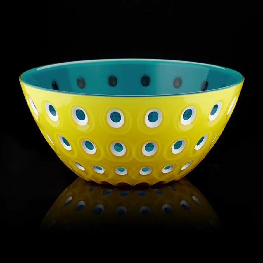 Bowls | Guzzini Guzzini Le Murrine 2 Piece Cereal/Soup Bowl Set, 12Cm, Yellow Blue