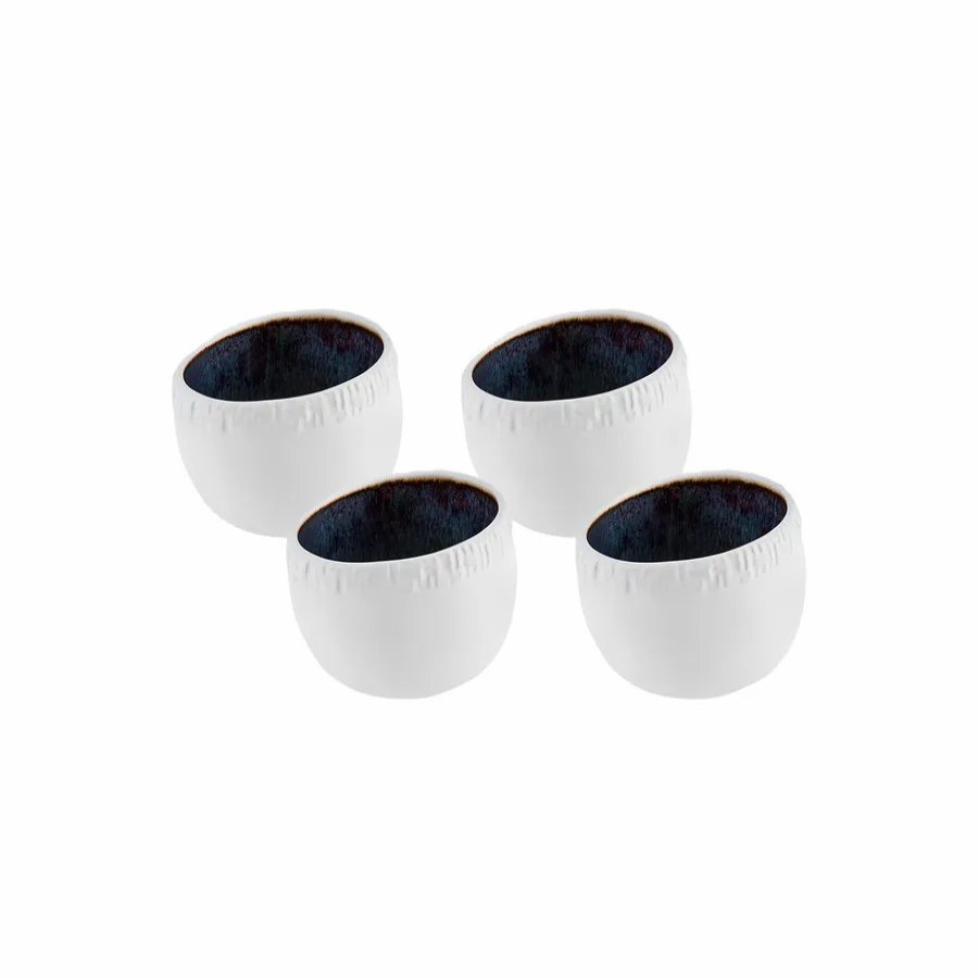 Bowls | Karaca Karaca Galactic Reactive Glaze Snack Bowl Set For 4 People, 350Ml, White Multi