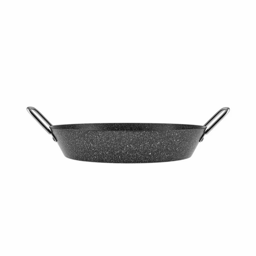 Pans | Karaca Karaca Love Of Kitchen Biogranite Induction Paella Pan, 30Cm, Black