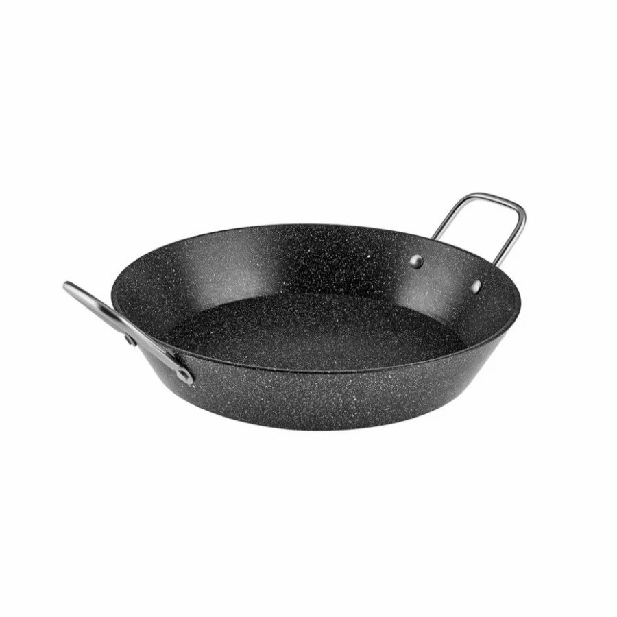 Pans | Karaca Karaca Love Of Kitchen Biogranite Induction Paella Pan, 30Cm, Black