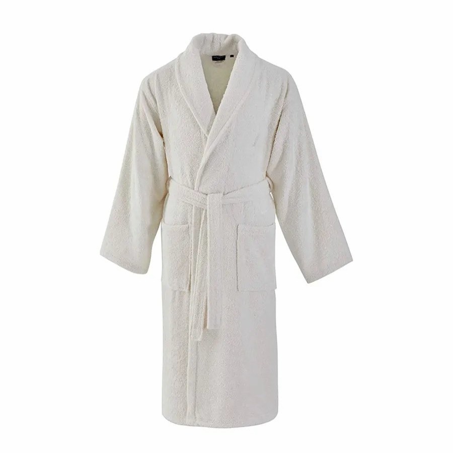 Bathrobes | Nautica Home Nautica Home Crew 100% Turkish Cotton Bathrobe, Small, Ivory