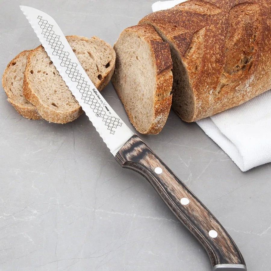 Knives | Karaca Karaca Refika Bread Knife, 23Mmx190Mmx2Mm, Brown