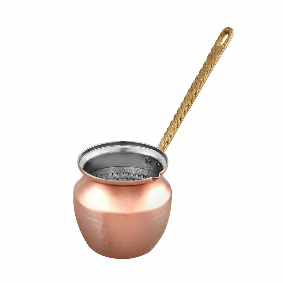 Turkish Coffee Pots | Karaca Karaca Alacahoyuk Copper Turkish Coffee Pot, Small, Copper