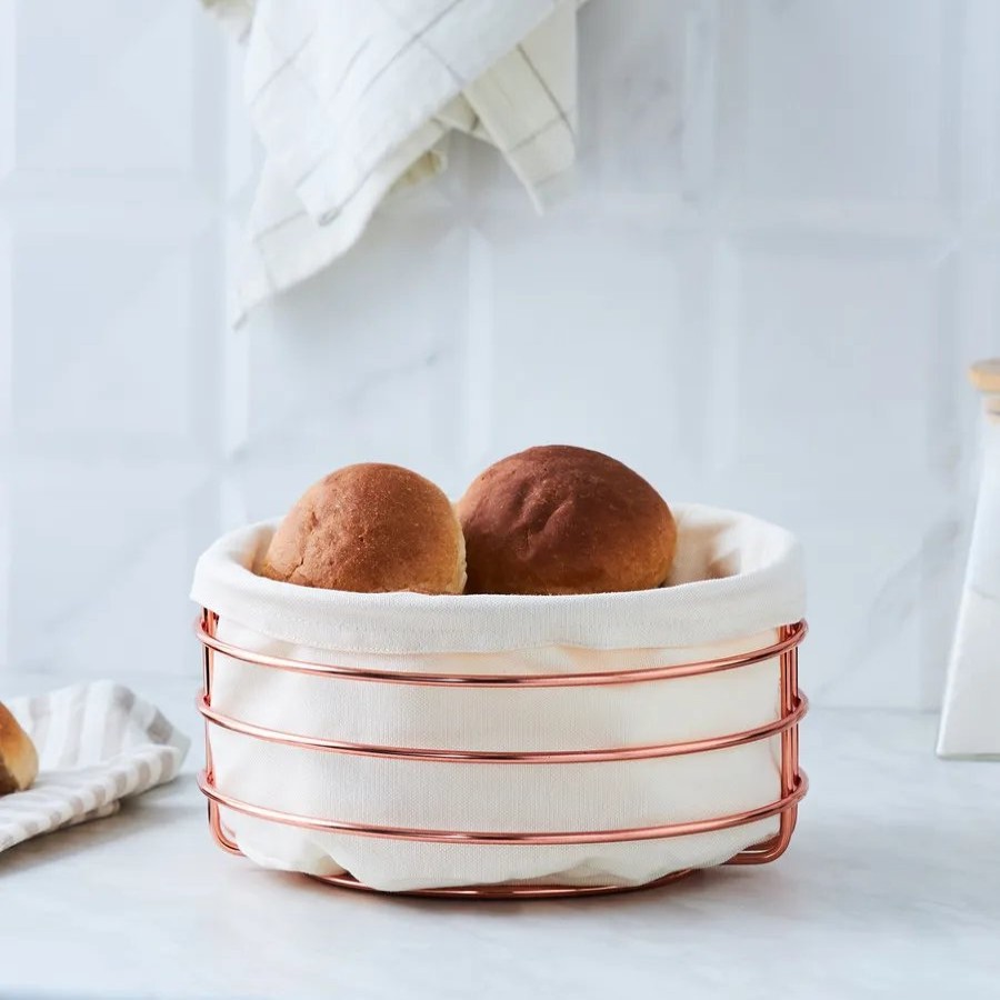 Bread Bins | Karaca Karaca Pond New Bread Basket, 20Cmx20Cmx10Cm