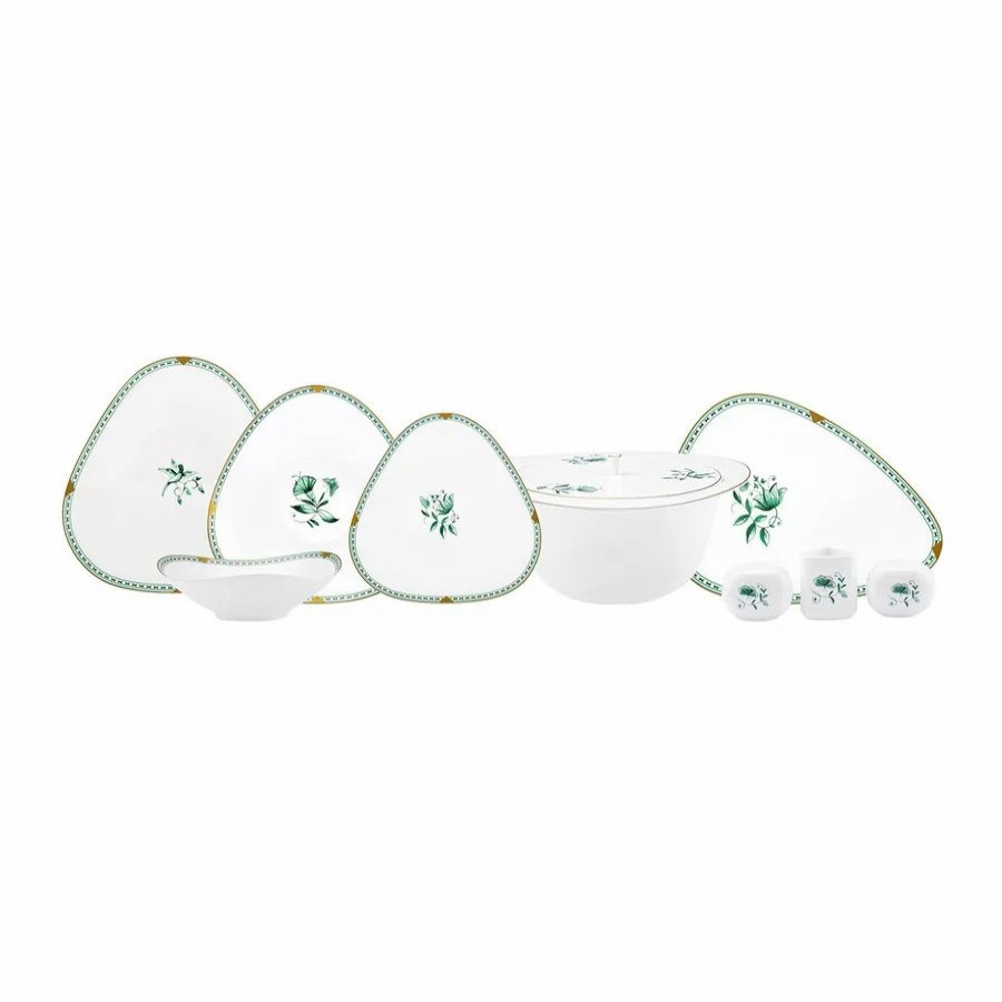 Fine Pearl Dinner Sets | Karaca Karaca Fine Pearl Extra Simone 62-Piece Dinner Set For 12 People, Multi