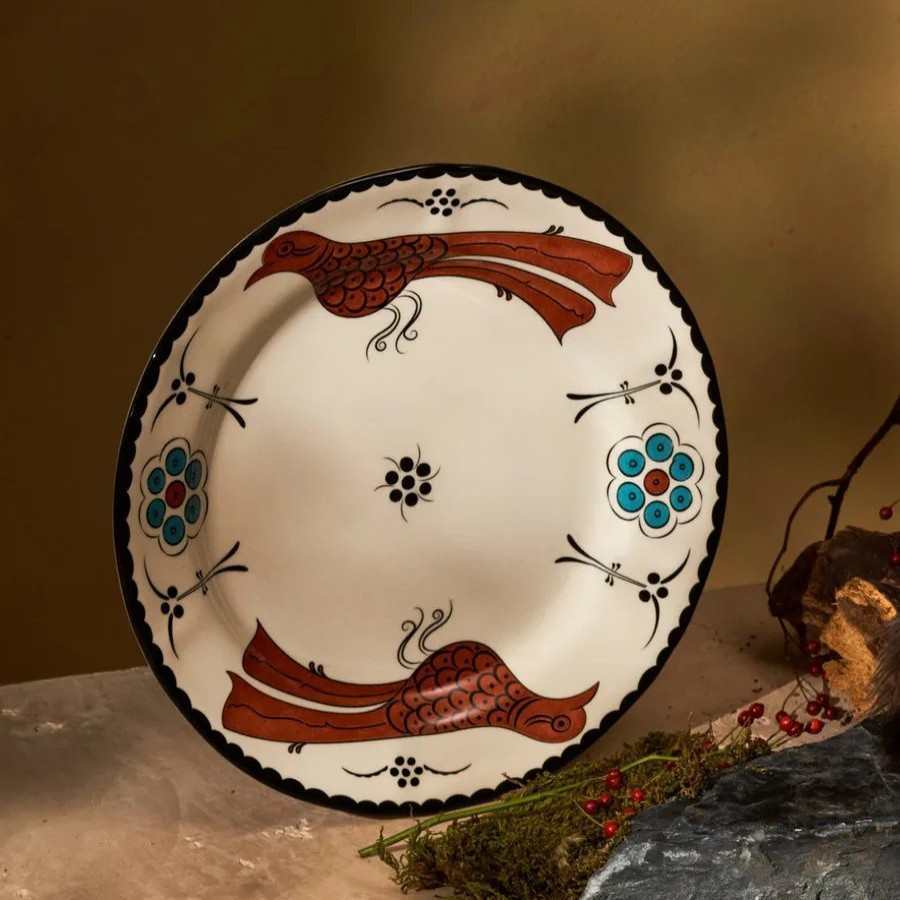 Dinner Plates | Karaca Karaca Paye Seljuk Collection Porcelain Dinner Plate, 26Cm, Multi