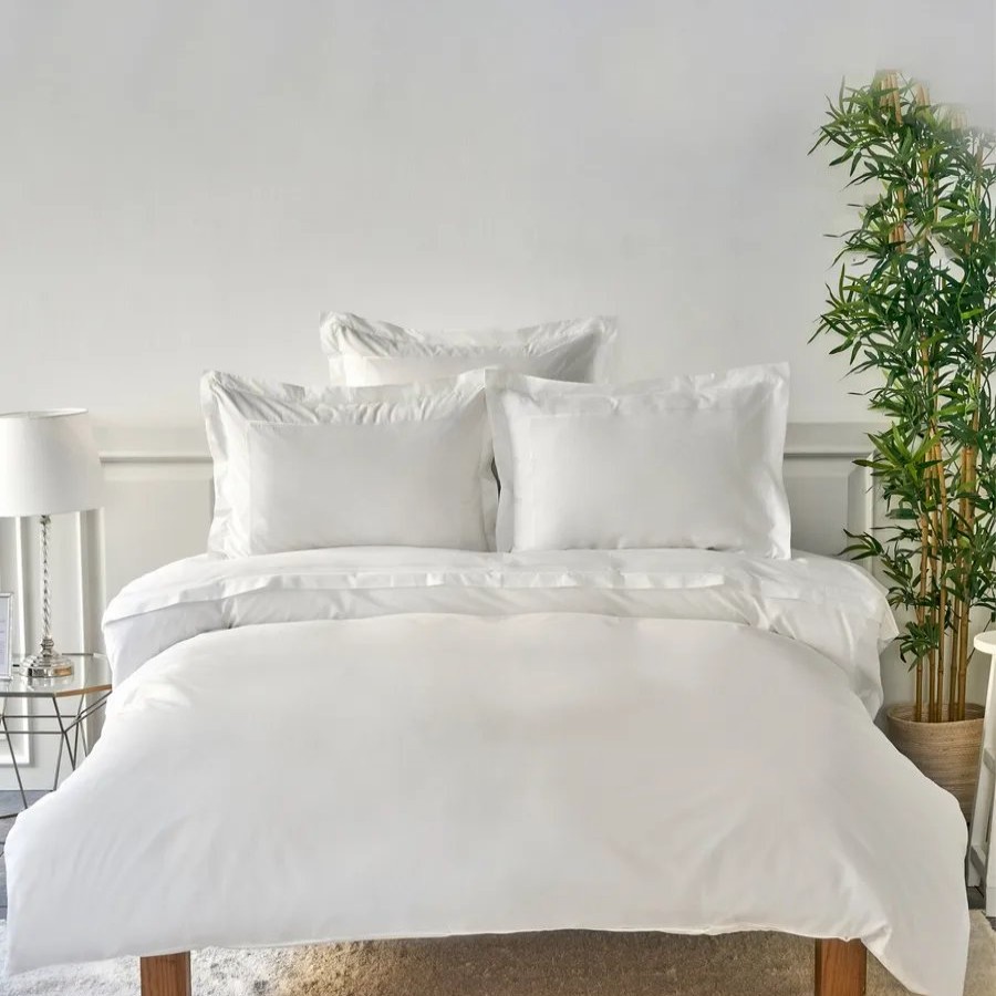 Duvet Cover Sets | Karaca Home Karaca Home Moonrise Percale Embroidered Duvet Cover Set, King, White