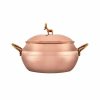 Pots | Karaca Karaca Alacahoyuk Copper Stockpot With Lid, 20Cm, Copper