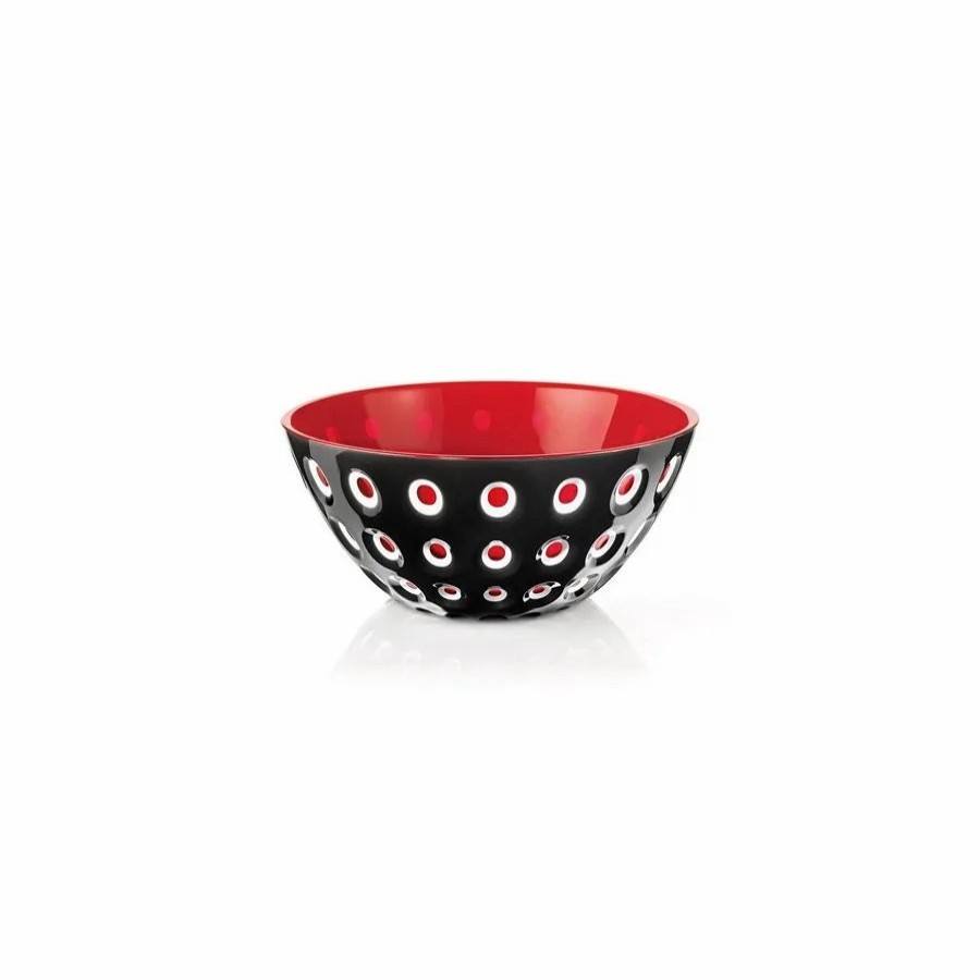 Bowls | Guzzini Guzzini Le Murrine Salad Bowl, 25Cm, Black Red