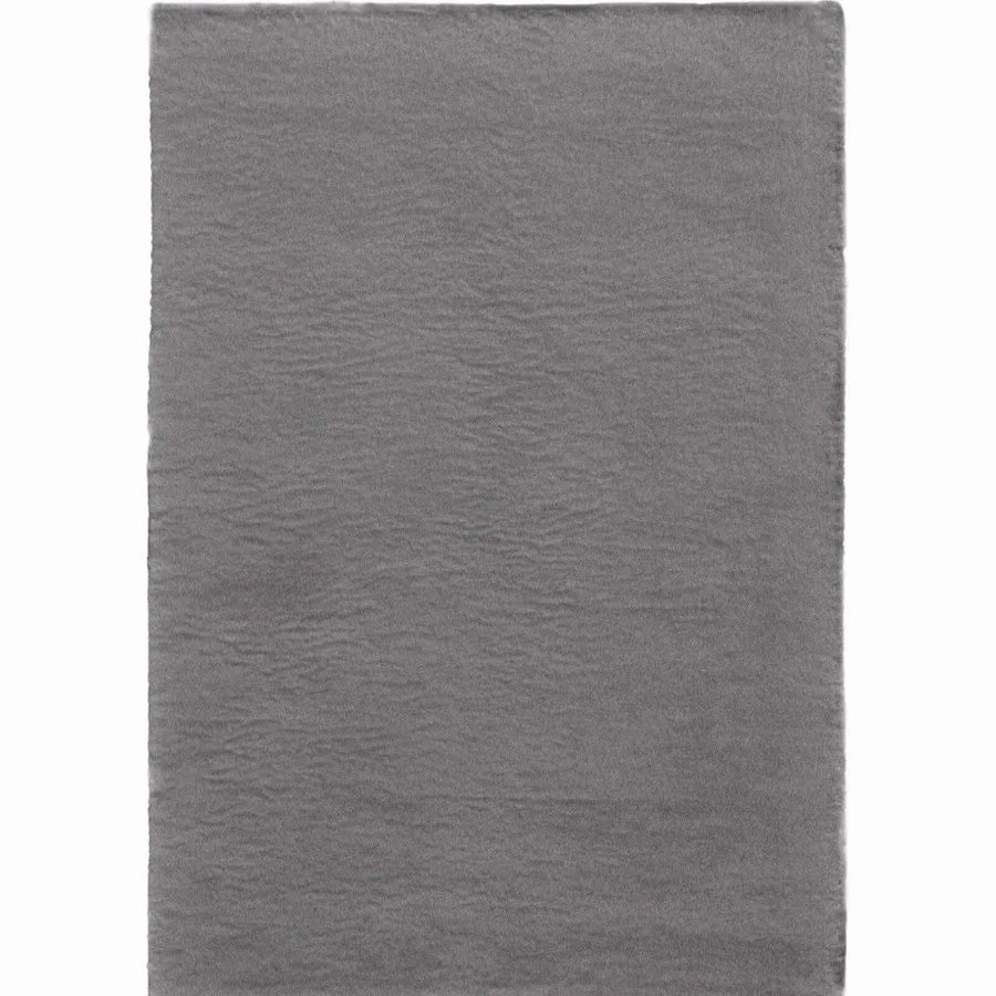 Faux Fur Rugs | Kasmir Rugs Kasmir Rugs 724 Faux Fur Rug, 80Cmx150Cm, Dark Grey