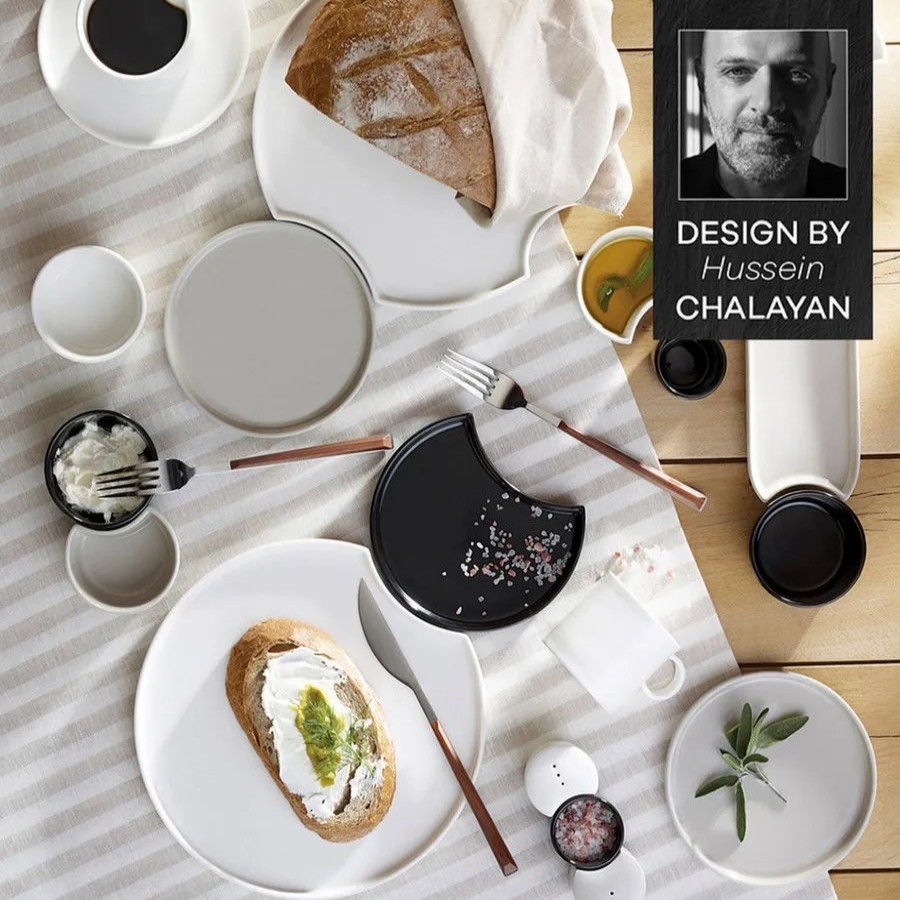 Porcelain Breakfast Sets | Karaca Karaca Hussein Chalayan Poly 28 Piece Porcelain Breakfast Serveware Set For 6 People, Multi