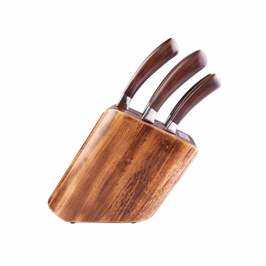 Knife Block Sets | Karaca Karaca Kilic 5 Piece Knife Block Set, Wood