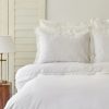 Duvet Cover Sets | Karaca Home Karaca Home Marigold Percale 100% Turkish Cotton Embroidered Duvet Cover Set, King, White