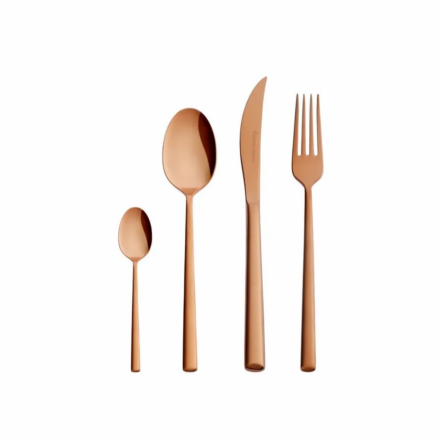 Cutlery Sets | Karaca Karaca Tivoli 16 Piece Stainless Steel Cutlery Set For 4 People, Rose Gold