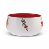 Bowls | Karaca Karaca New Year Christmas New Generation Bone Snack Bowl, 11Cm, White Red