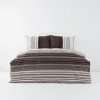 Duvet Cover Sets | Karaca Home Karaca Home Aspen 100% Turkish Cotton Duvet Cover Set, Double, White Brown Black