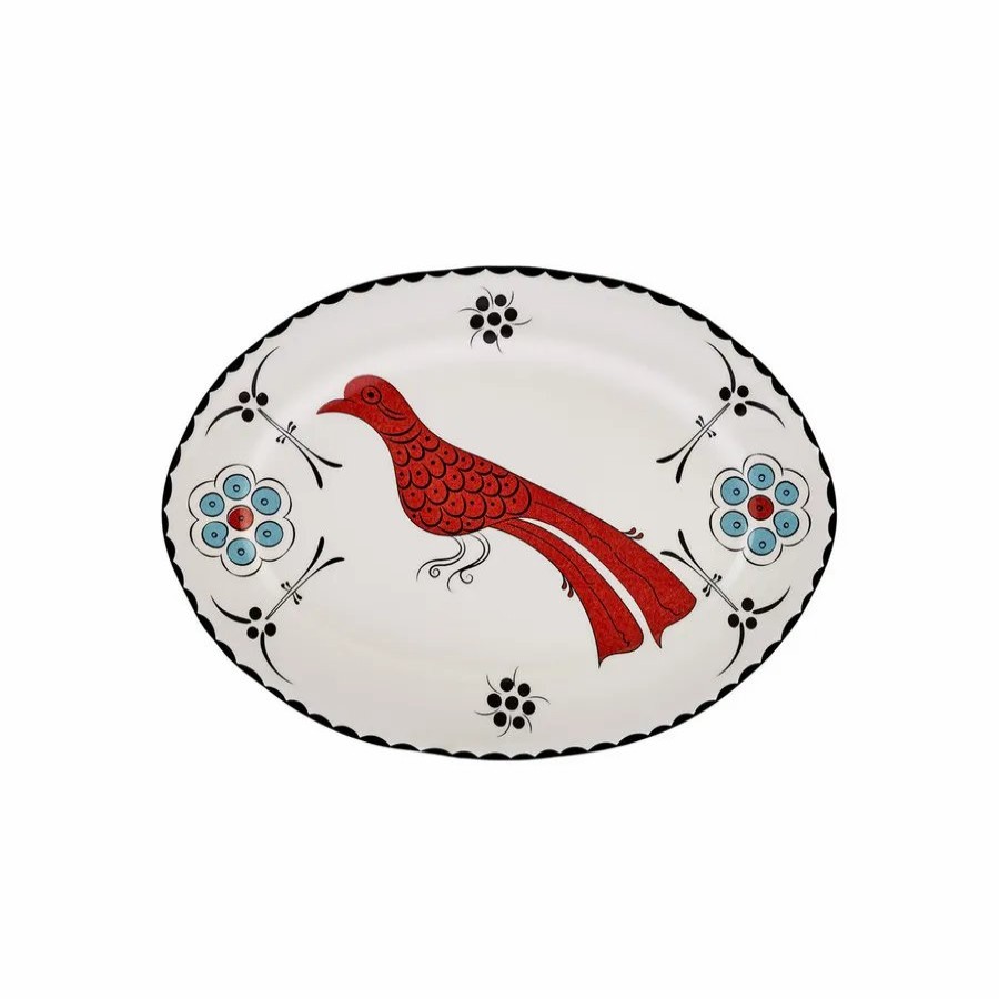 Serving Platters | Karaca Karaca Paye Seljuk Collection Porcelain Serving Platter, 25Cm, Multi