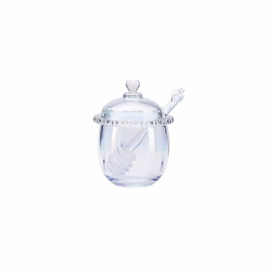 Bowls | Karaca Karaca Rory Glass Honey Pot, 9Cm, Transparent