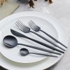 Cutlery Sets | Karaca Karaca Orion 30 Piece Stainless Steel Cutlery Set For 6 People, Shiny Black