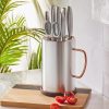 Knife Block Sets | Karaca Karaca Meister Barrel Stainless Steel Knife Set With Stand, 7 Piece, Silver